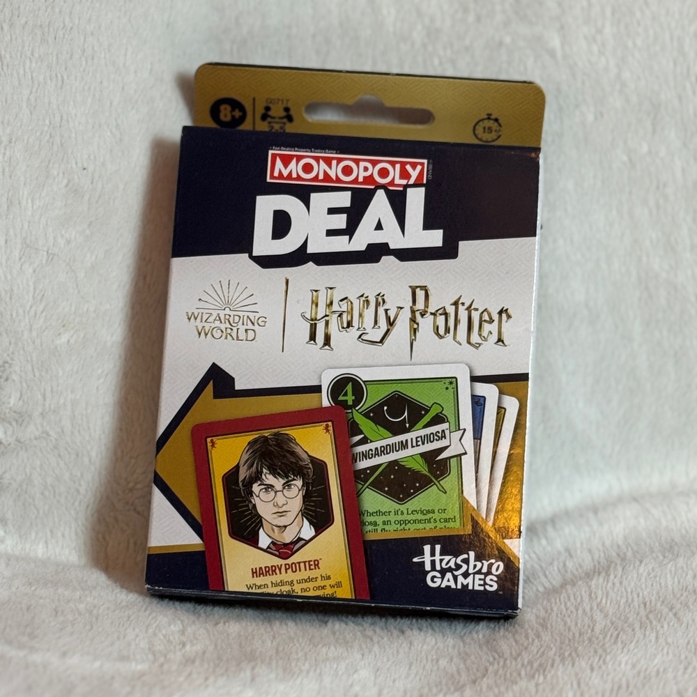 Monopoly Deal Harry Potter Card Game | Family Games for Kids and Adults | Age 8+